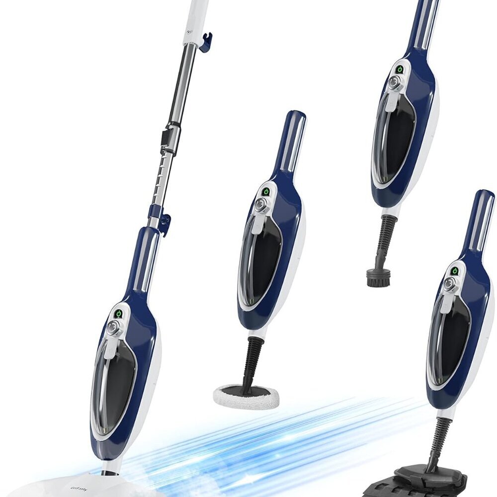 Steam Mop - 10-in-1 Floor Steamer Detachable MultiPurpose Handheld Steam Cleaner